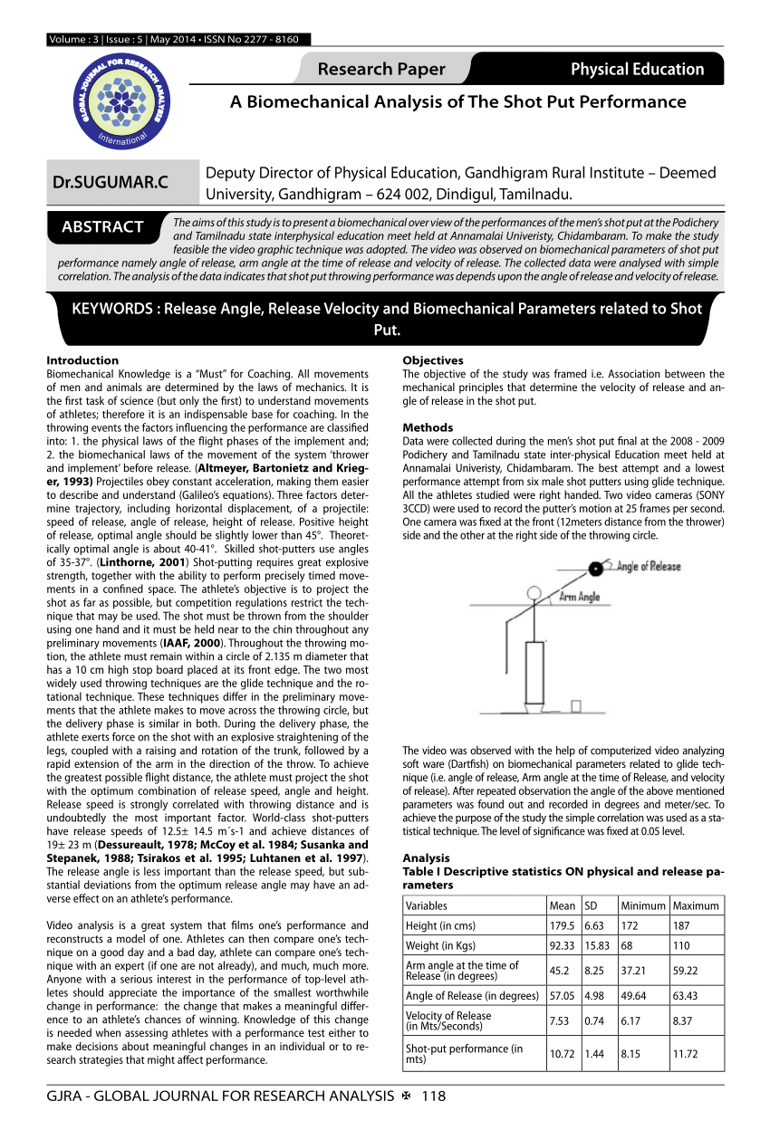 biomechanical analysis research paper