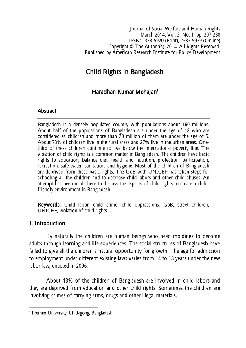 child labour research paper pdf