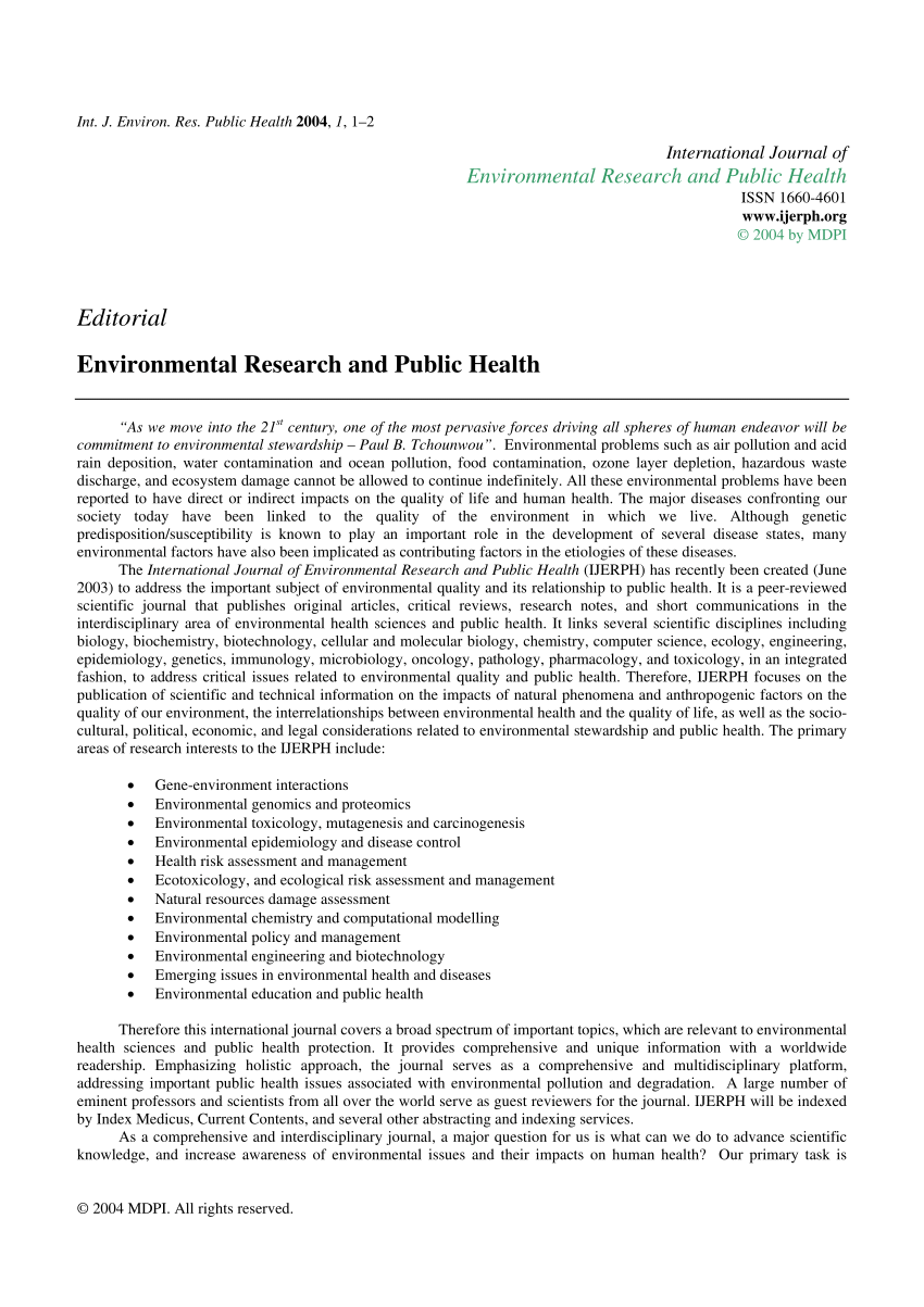 environmental policy research paper topics