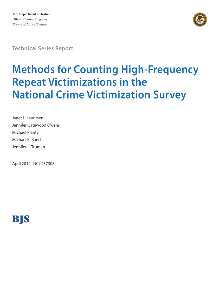 crime victimization survey research paper