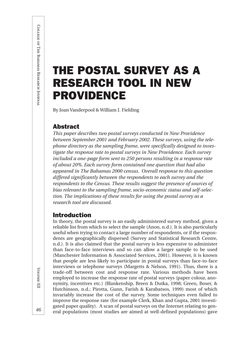 postal services research paper