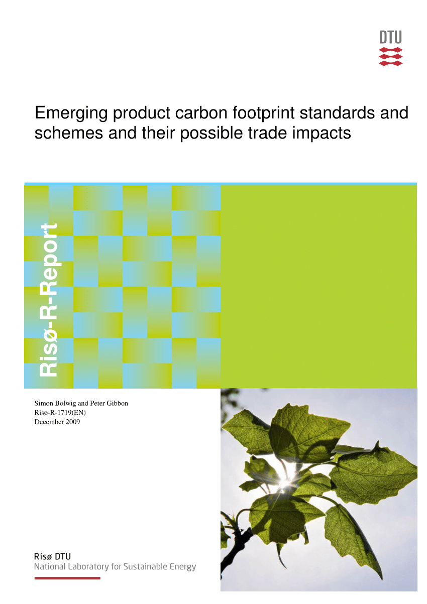 (PDF) Emerging Product Carbon Footprint Standards and Schemes and Their