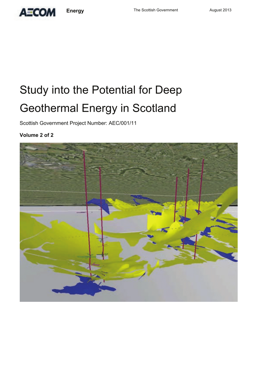 (PDF) Study into the Potential for Deep Geothermal Energy in Scotland