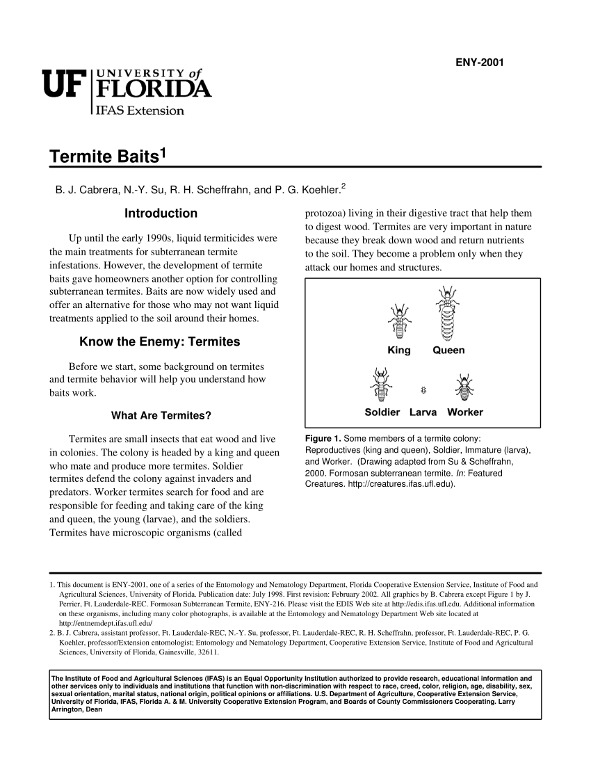 PDF) Termite Baits 1