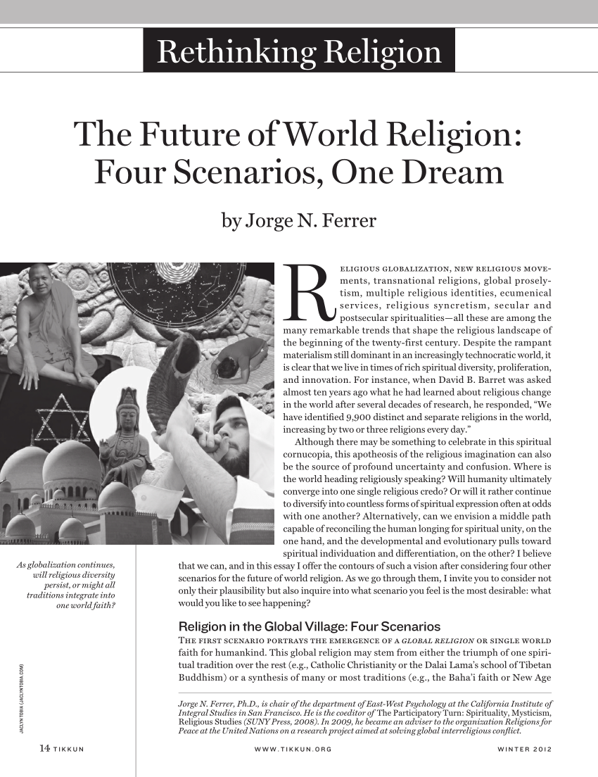 future of religion research paper