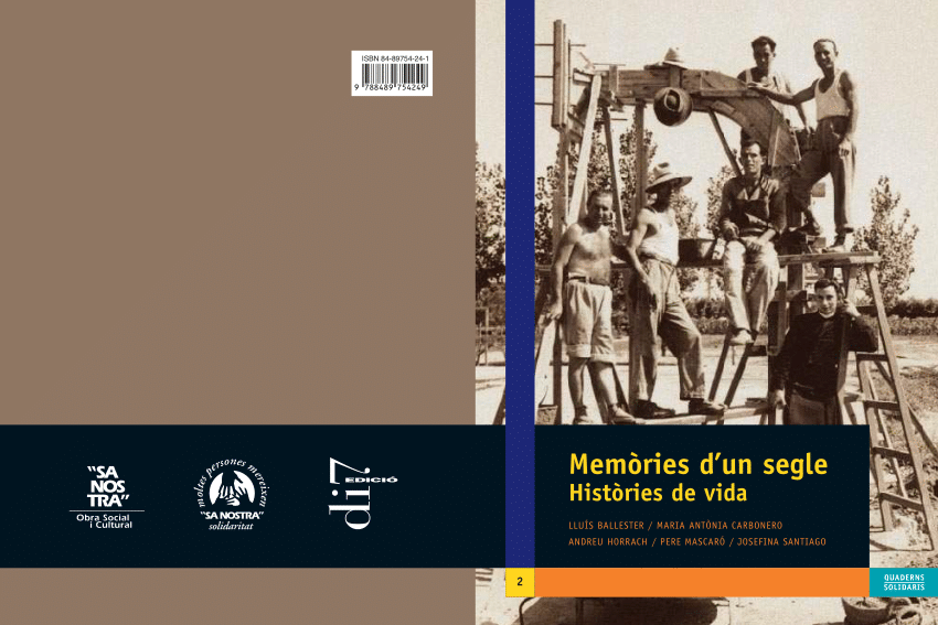 Pdf Memories D Un Segle Histories De Vida