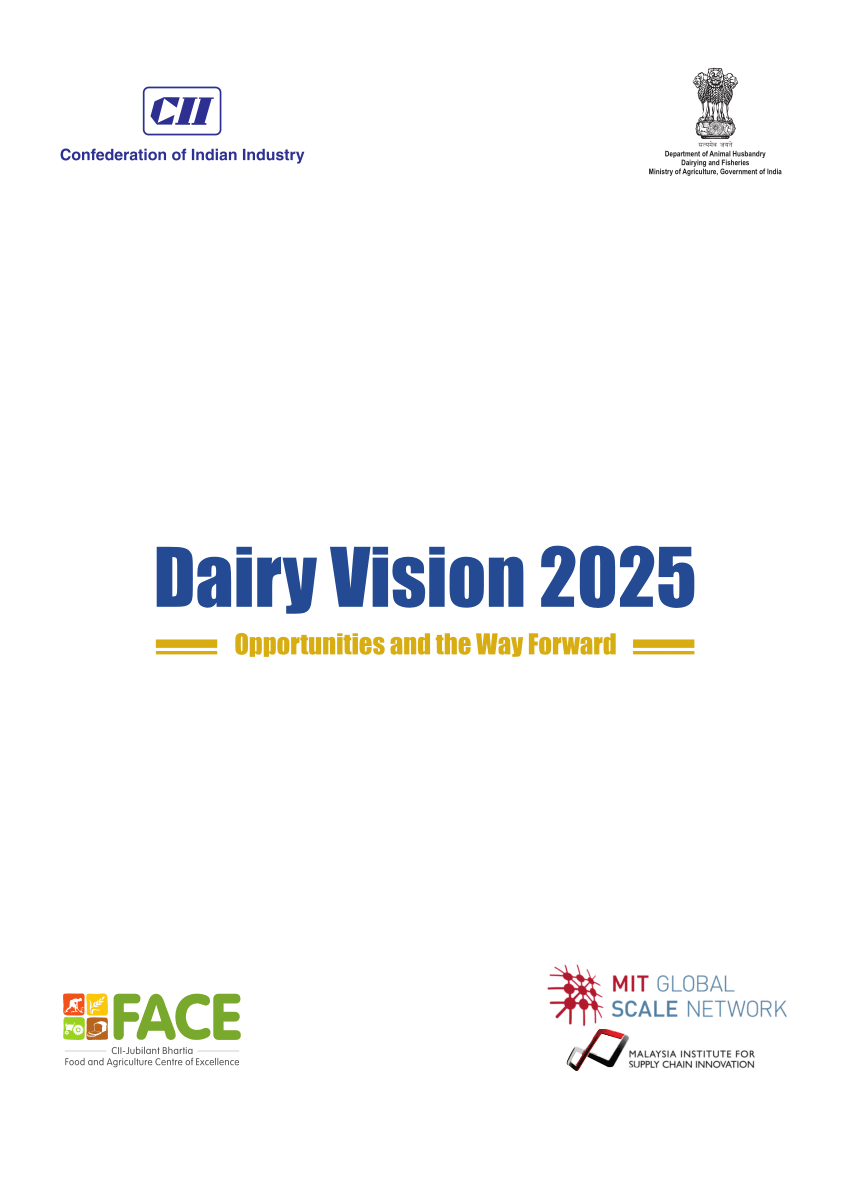 (PDF) Dairy Vision 2025 Dairy Vision 2025 Opportunities and the Way