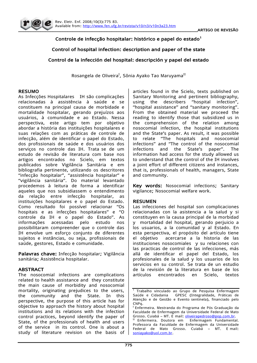 Organizacao Vigilancia e Programa de Controle IH, PDF, Epidemiologia