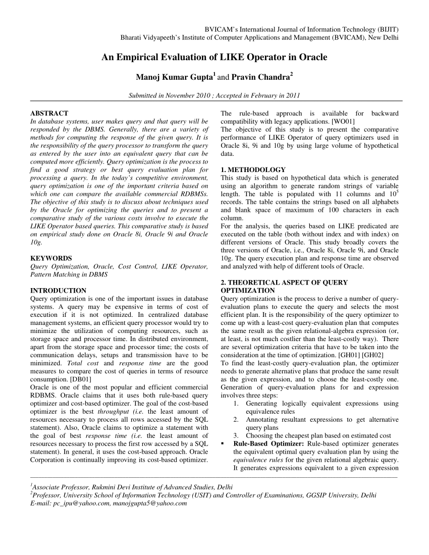 pdf-an-empirical-evaluation-of-like-operator-in-oracle