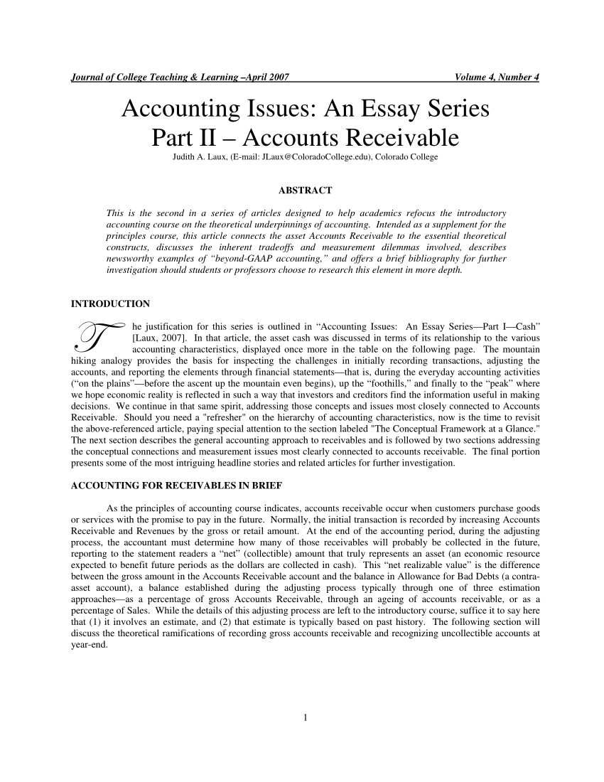 assets in accounting essay
