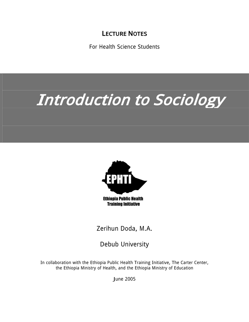 sociology fulcher pdf