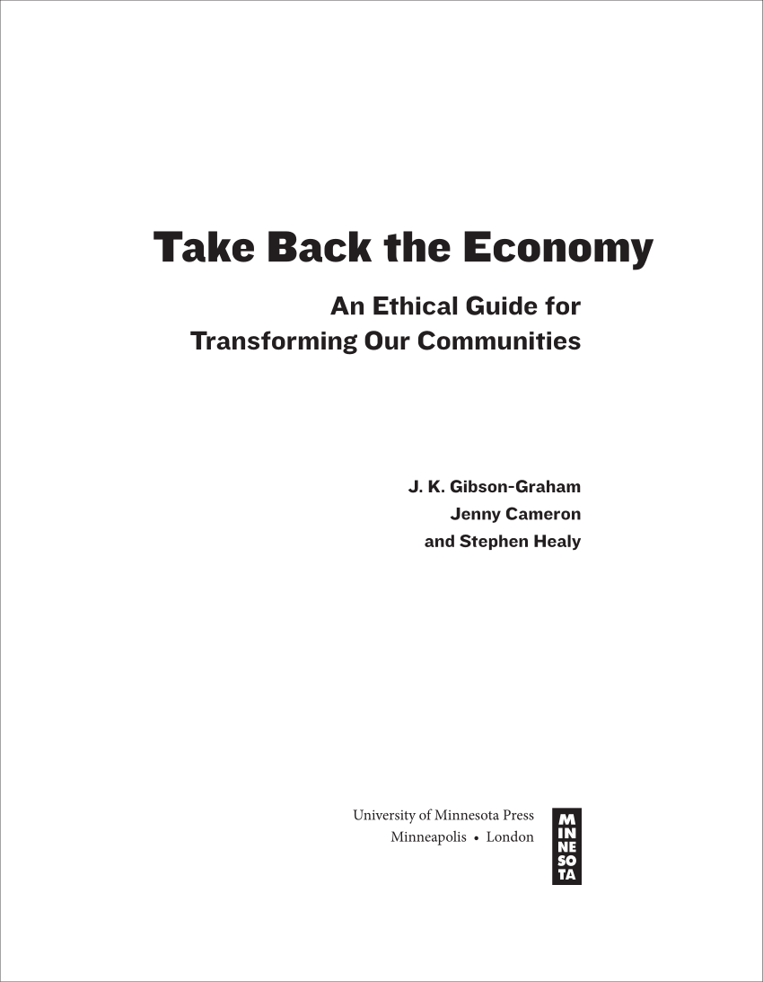 Take Back the Economy — University of Minnesota Press