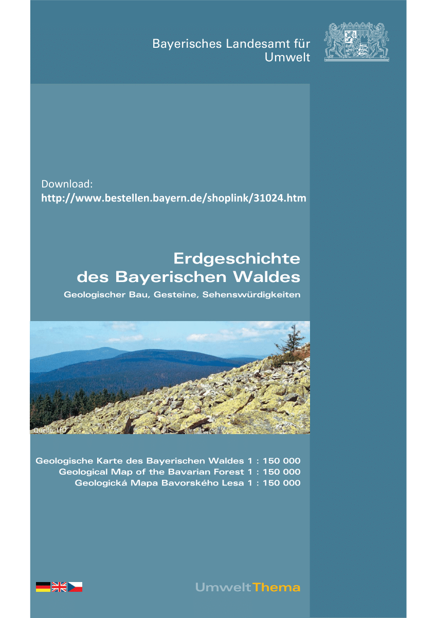 (PDF) Erdgeschichte des Bayerischen Waldes - Geologischer Bau, Gesteine, Sehenswürdigkeiten 