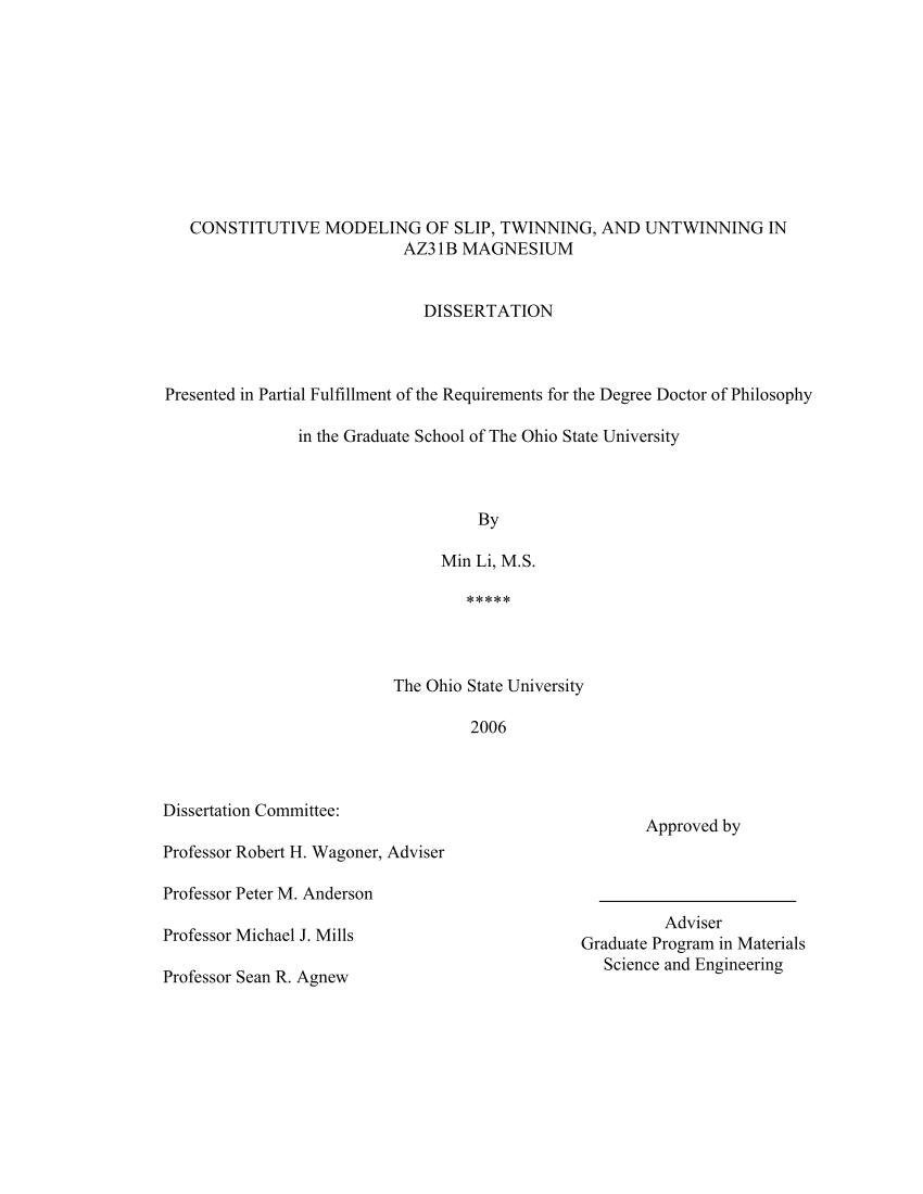 Computational Mechanics For Metal Deformation Processes Using