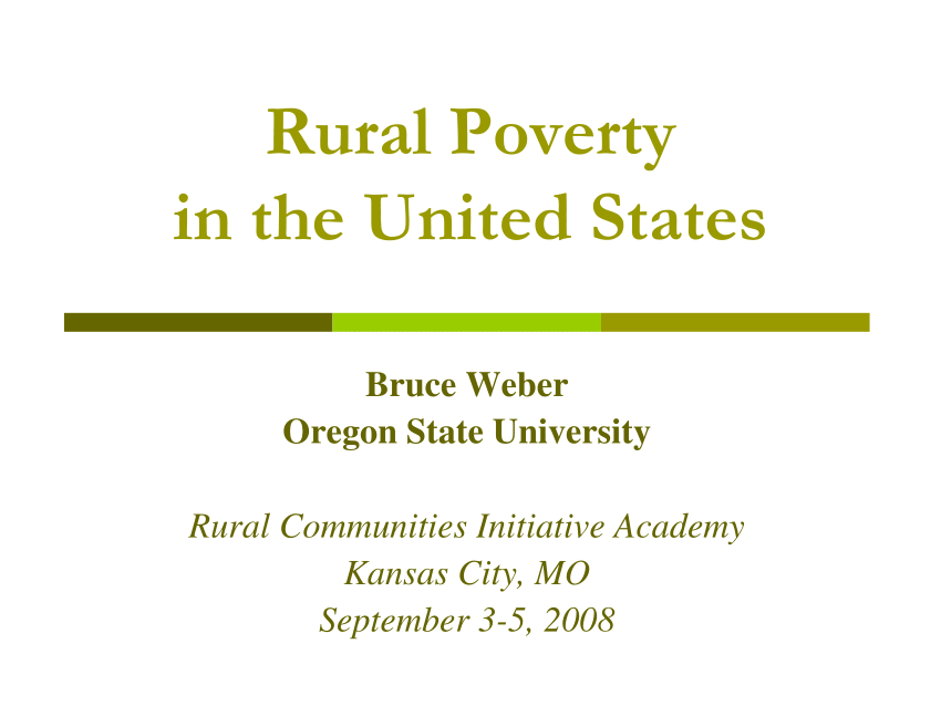 dissertations on rural poverty