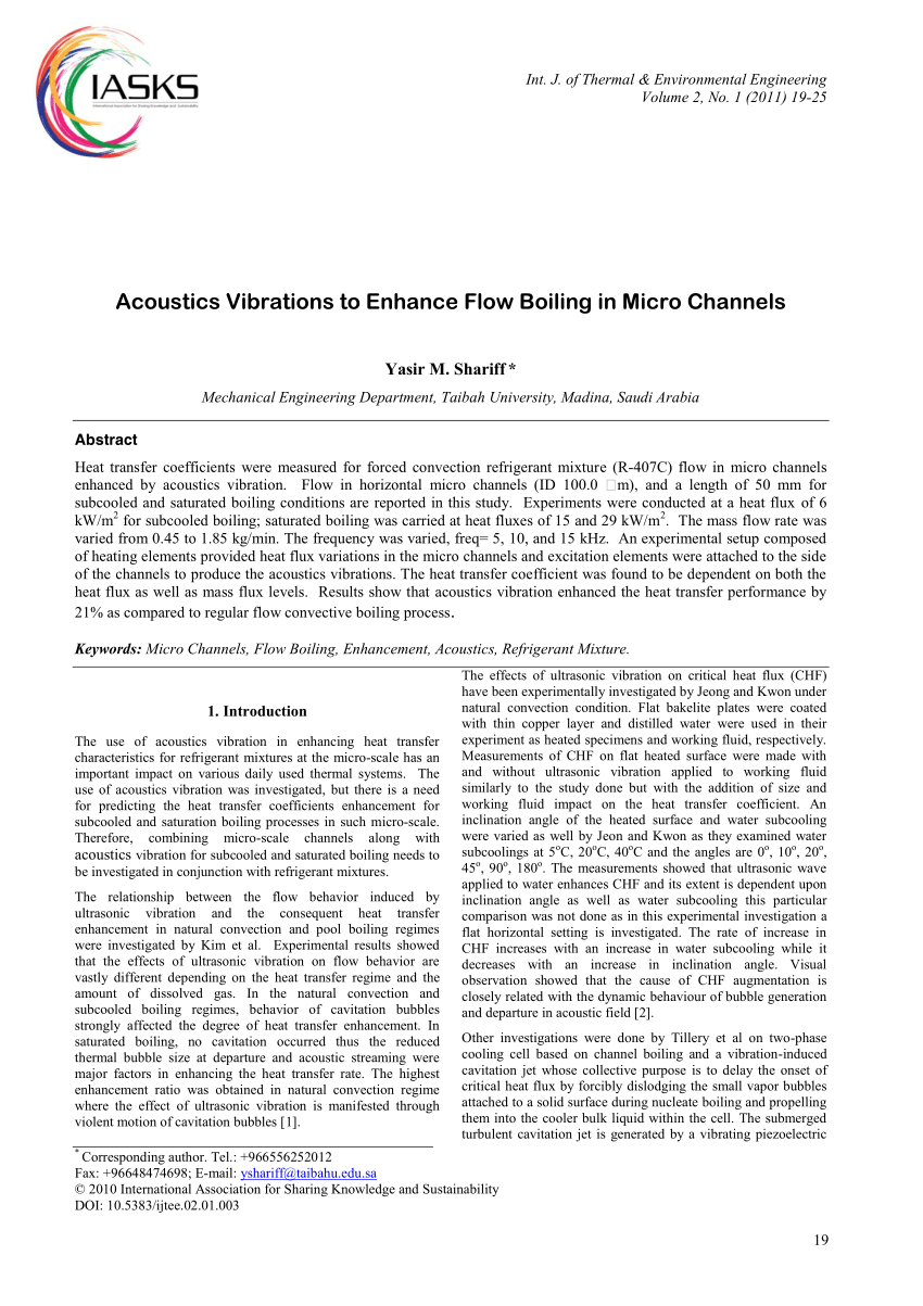 review on research progress in boiling acoustics