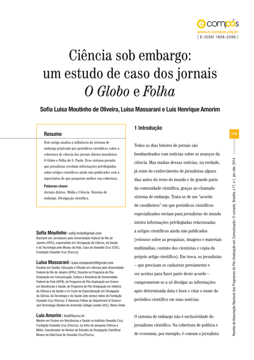 PDF) O Brasil e o Mundo: estudos sobre o pensamento de Gelson