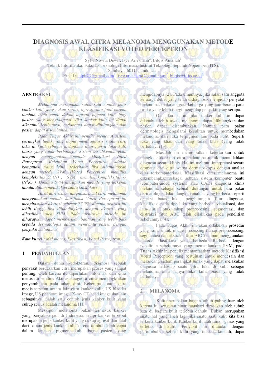 Contoh Jurnal Algoritma Perceptron - Simak Gambar Berikut