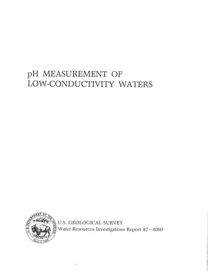 pH and Water  U.S. Geological Survey