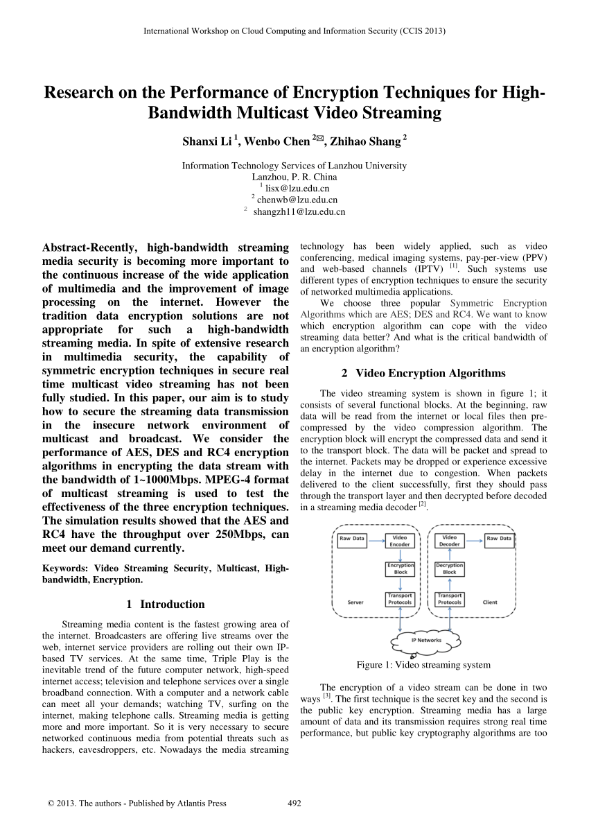 research paper on encryption techniques