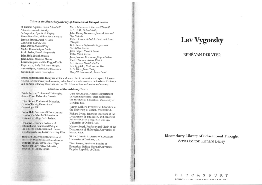 PDF Lev Vygotsky