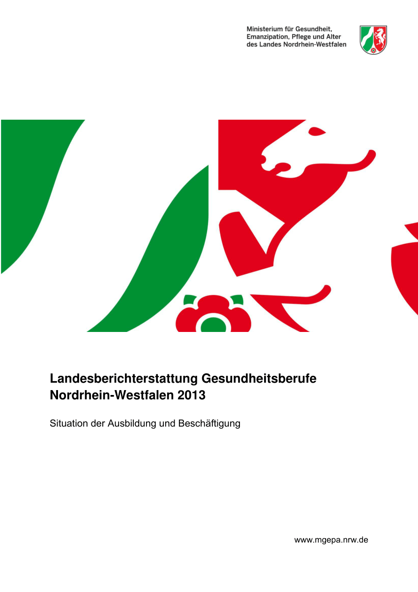 Pdf Landesberichterstattung Gesundheitsberufe Nordrhein Westfalen 13