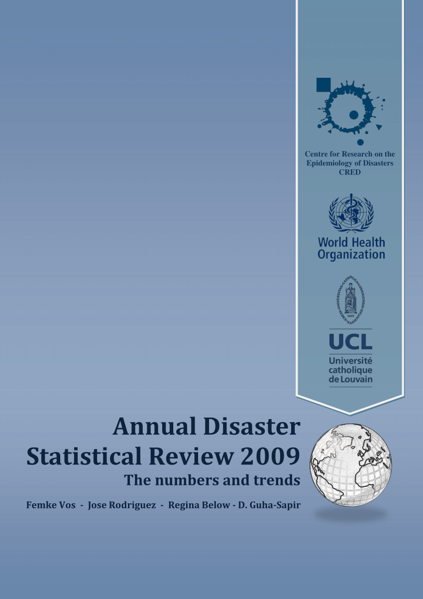 Pdf Annual Disaster Statistical Review 2009 The Numbers And Trends