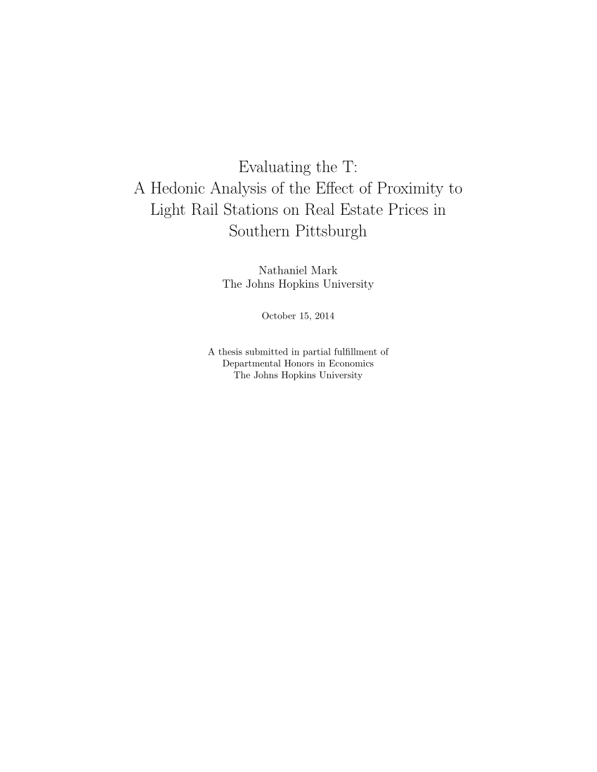 real estate thesis pdf
