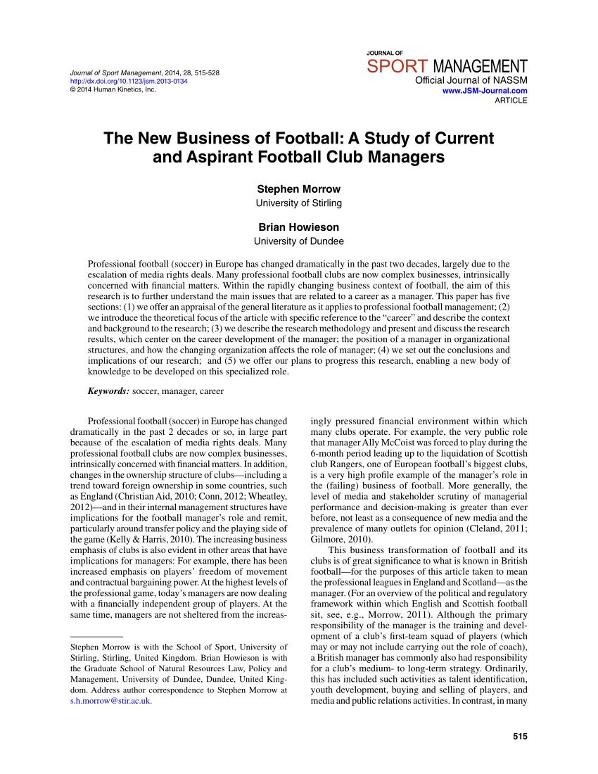 football business dissertation ideas