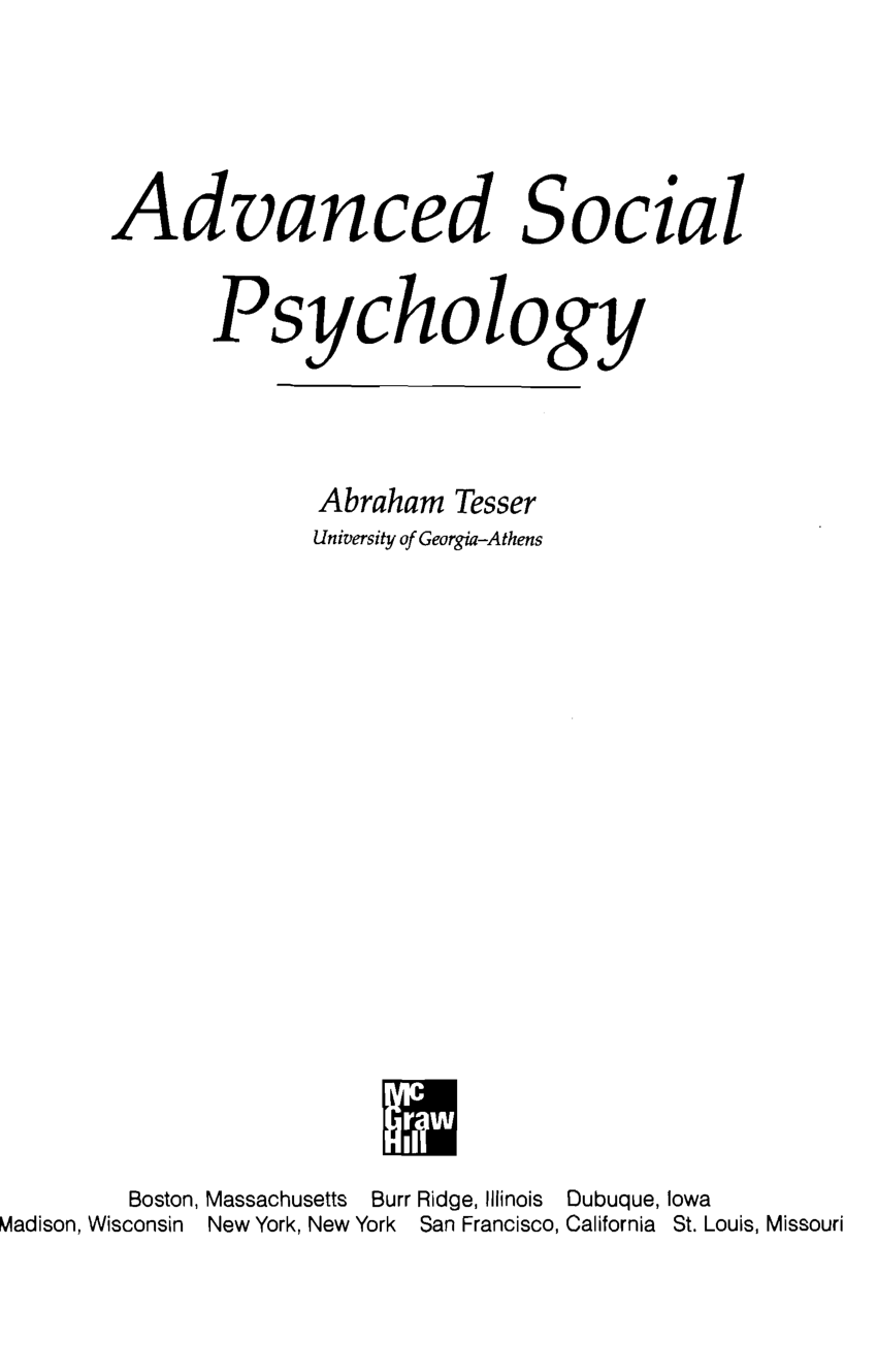 research articles on social psychology