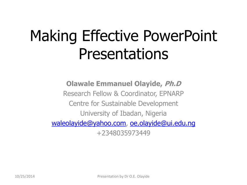 effectiveness of powerpoint presentations in teaching pdf