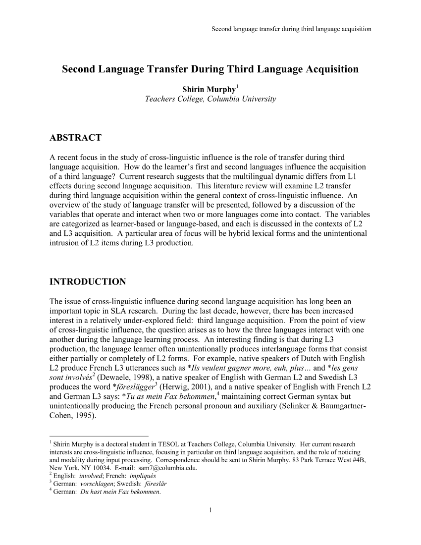 pdf-second-language-transfer-during-third-language-acquisition