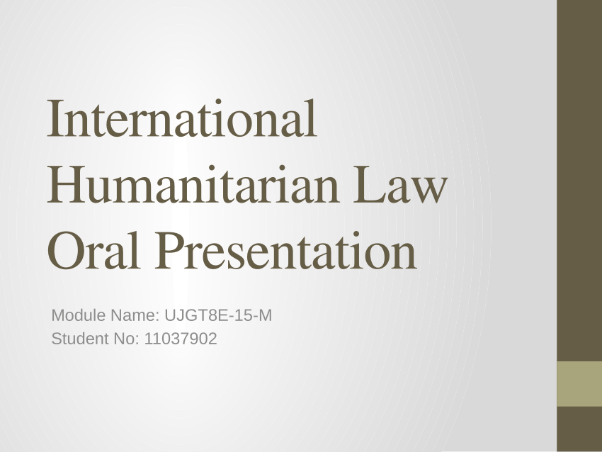 humanitarian law dissertation topics
