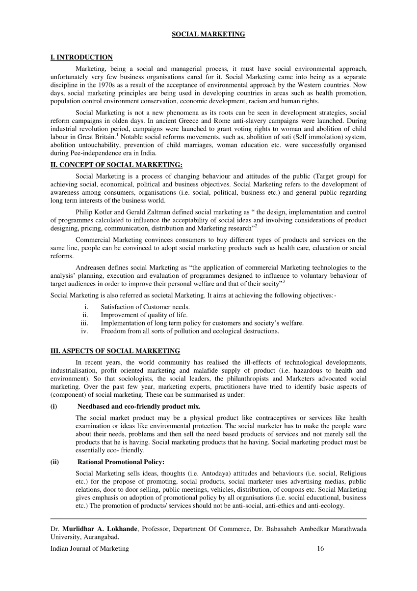Research paper on marketing techniques used in educational institution