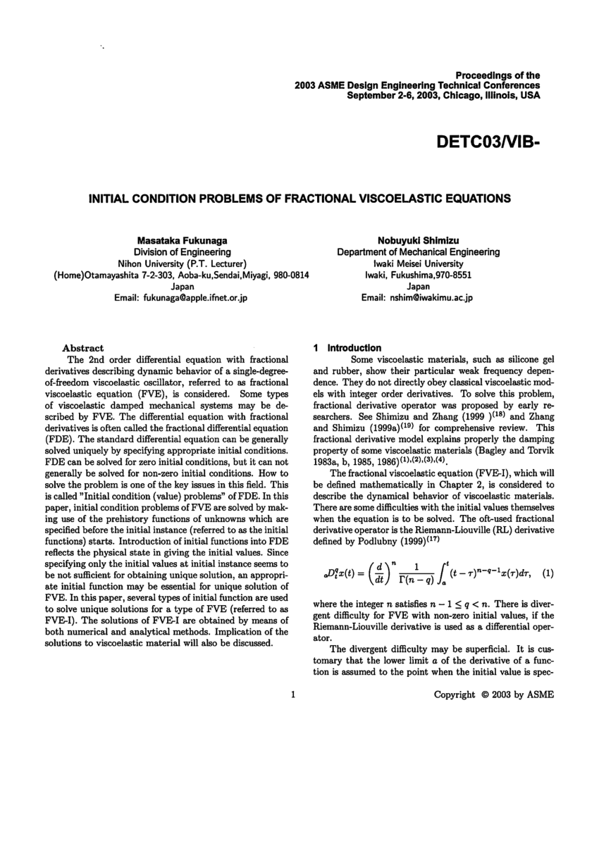 pdf-initial-condition-problems-of-fractional-viscoelastic-equations