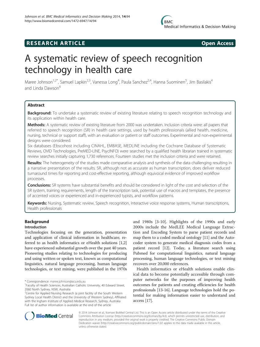 thesis on speech recognition