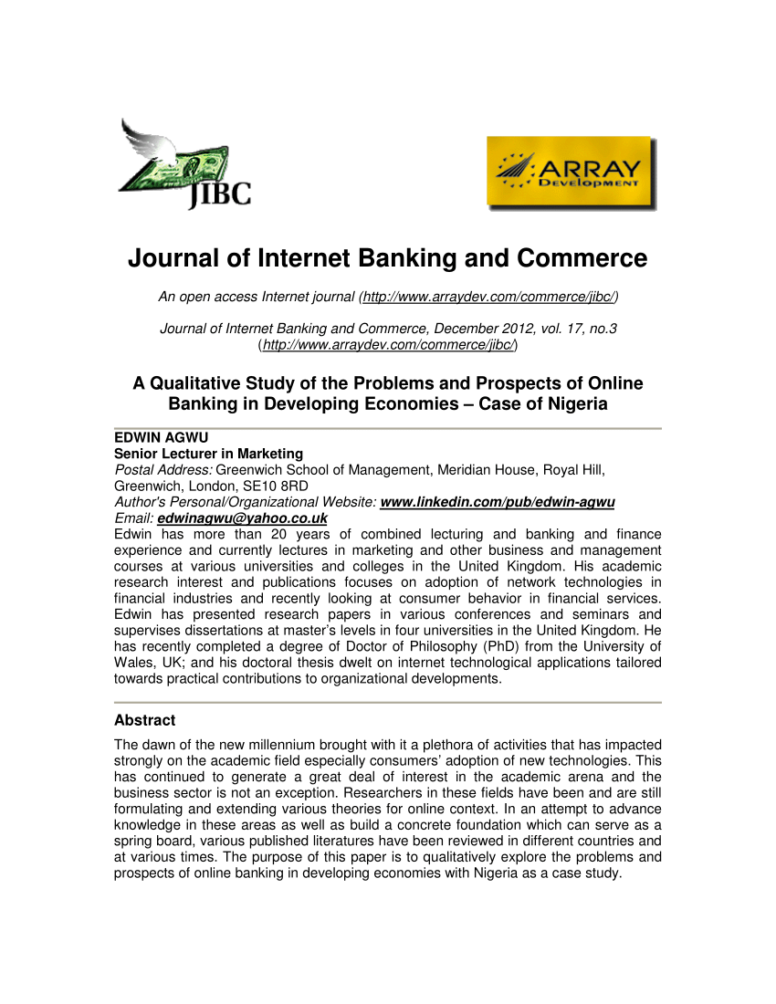 internet banking research papers