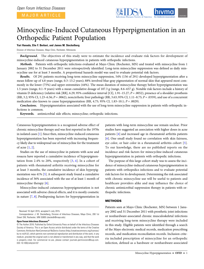 Minocycline for arthritis 12 year old