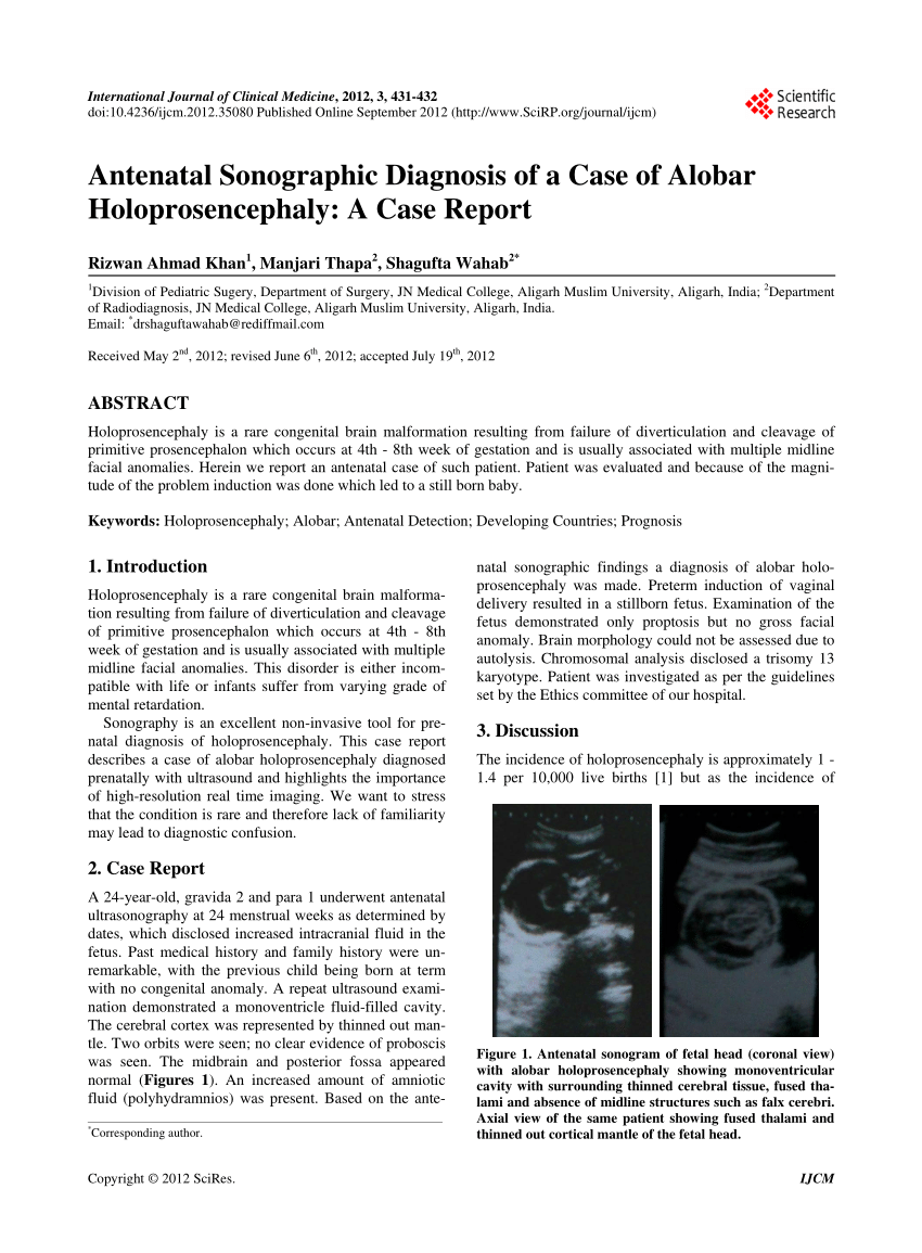 antenatal case study pdf