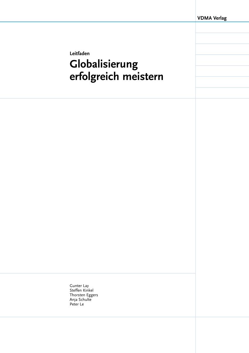 Pdf Globalisierung Erfolgreich Meistern Leitfaden - 