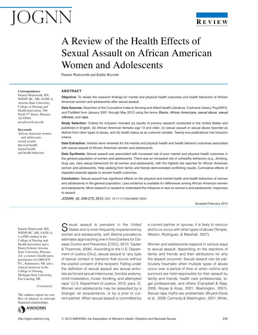 research paper topics sexual assault
