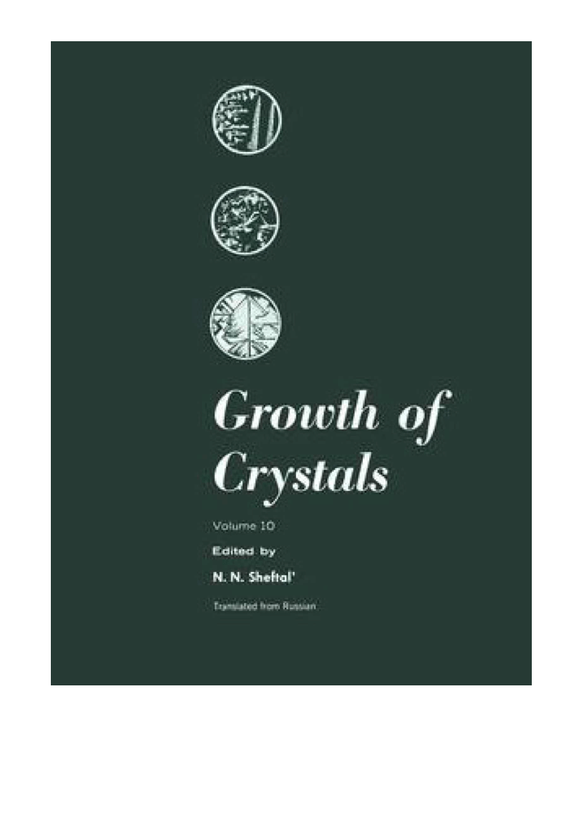 (PDF) Simulation of Crystal Growth