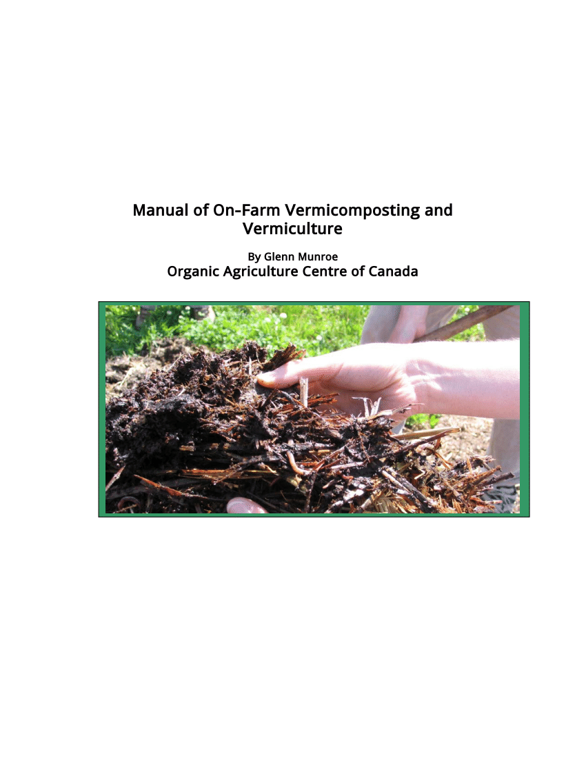PDF) Manual of On-Farm Vermicomposting and Vermiculture