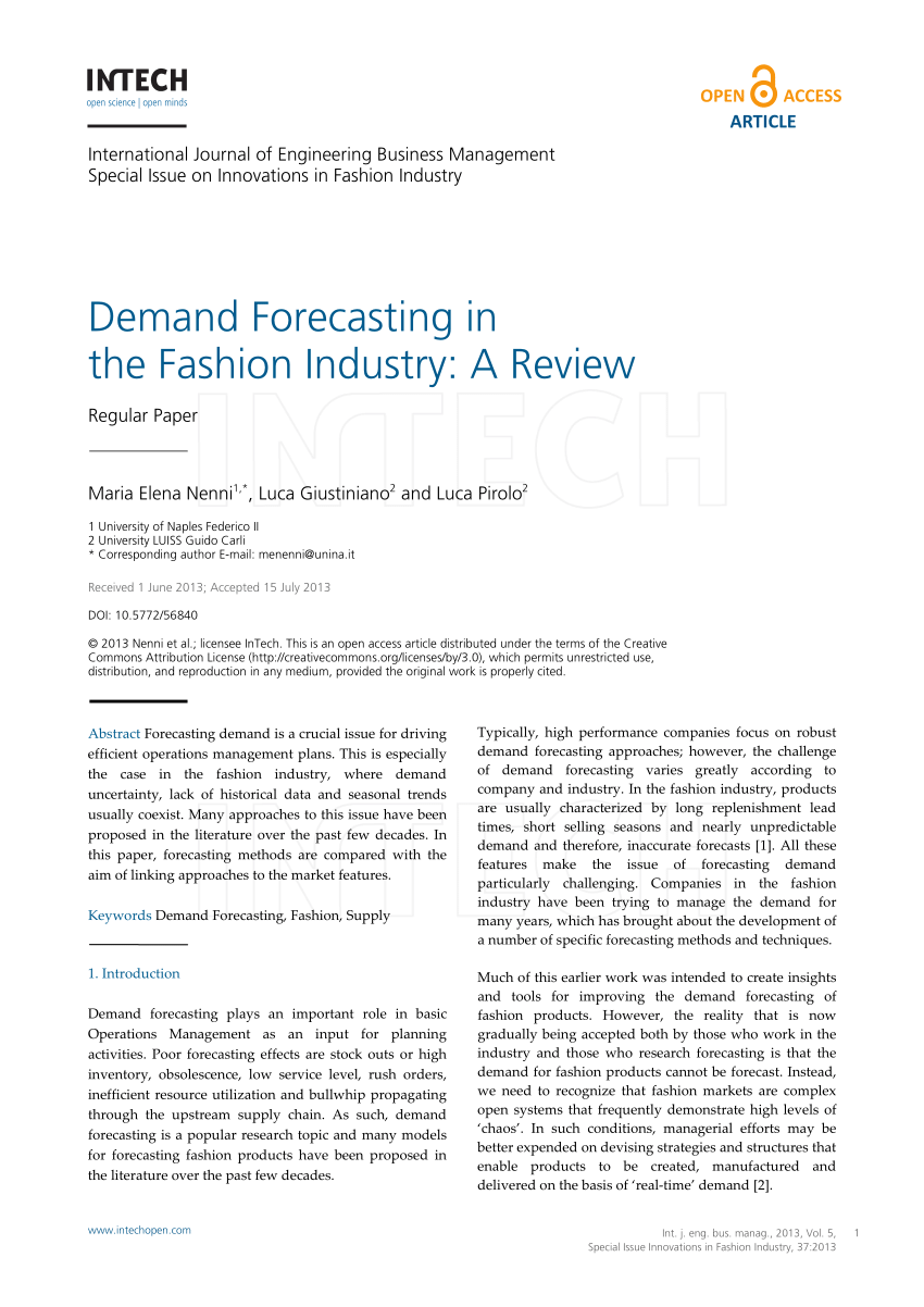 fashion forecasting research paper