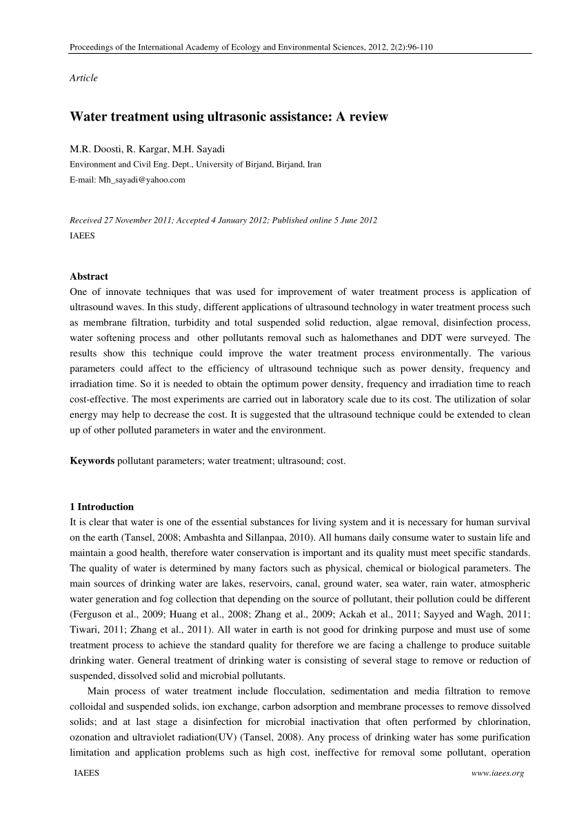 Pdf Treatment Of Wastewater From Rubber Industry In Malaysia Asmipudin Maj Academia Edu