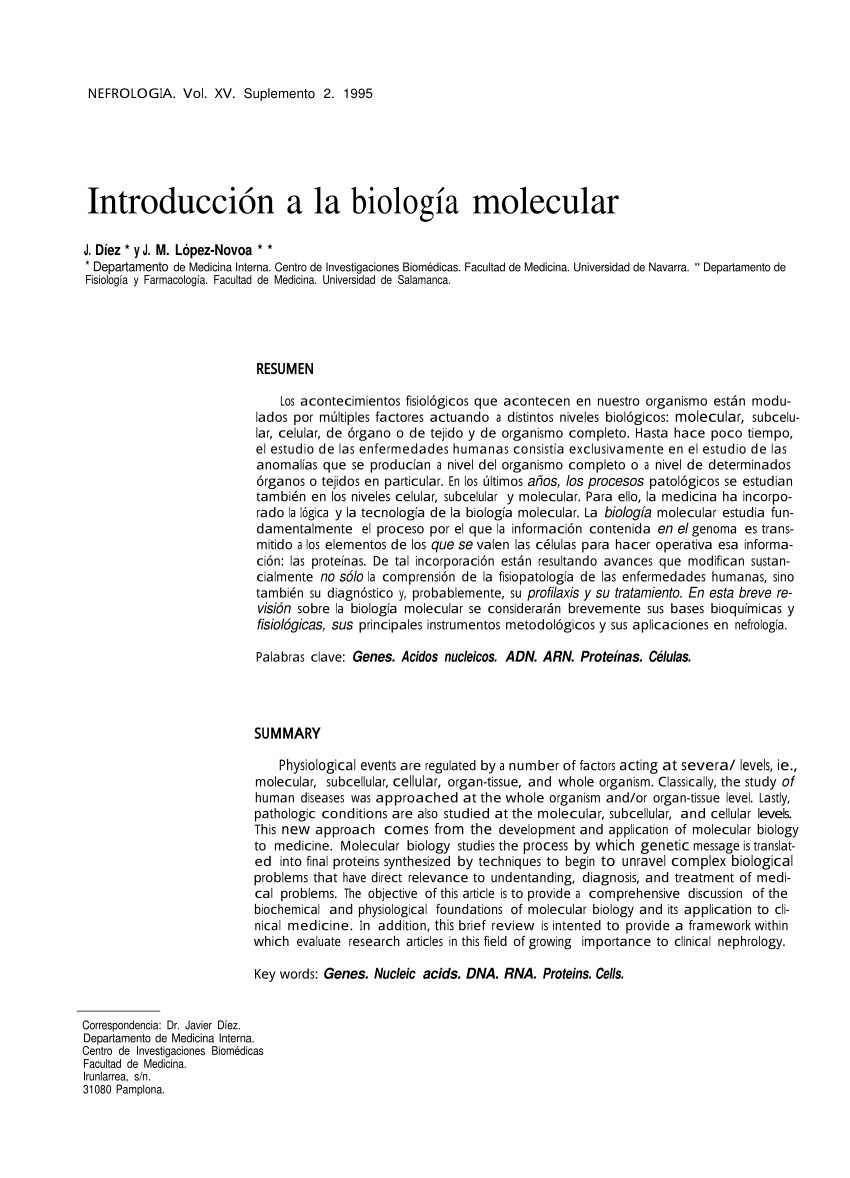 Biologia molecular pdf