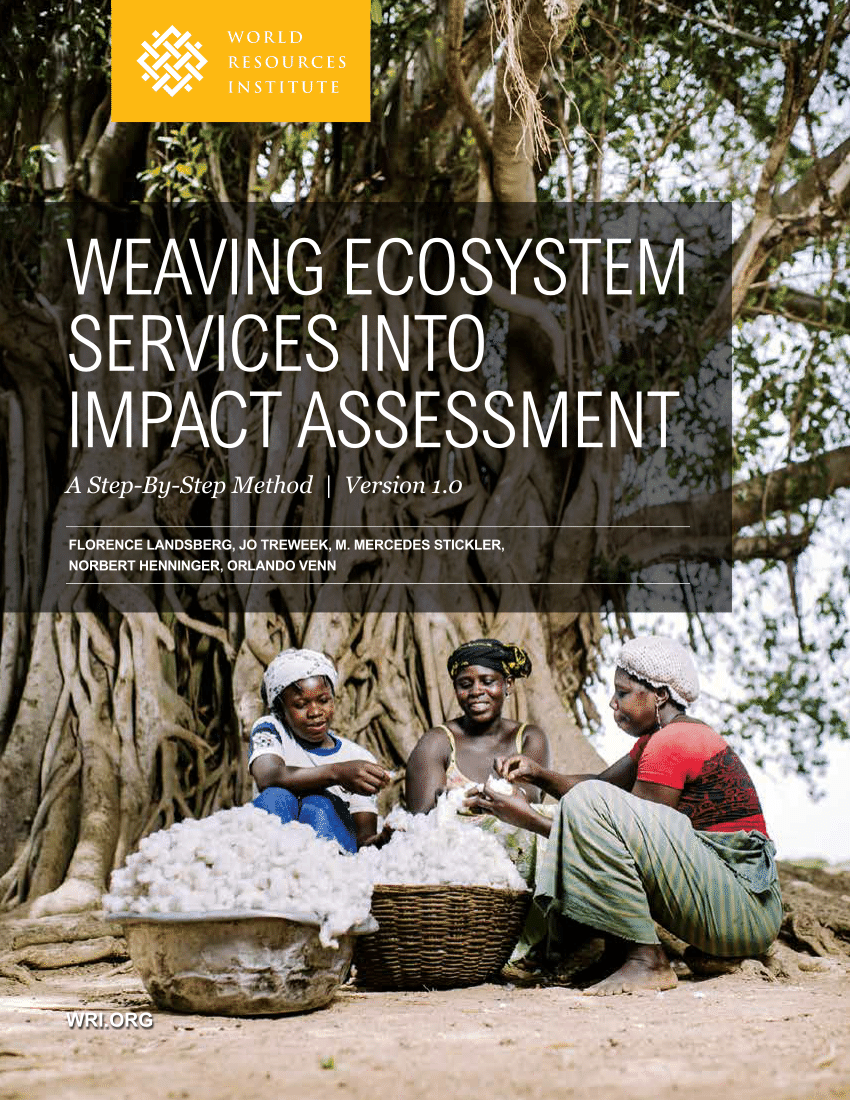 PDF) Weaving Ecosystem Services into Impact Assessment Technical ...