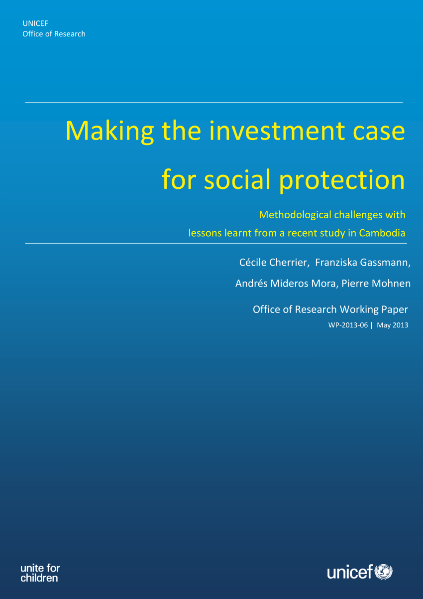 case study on social protection