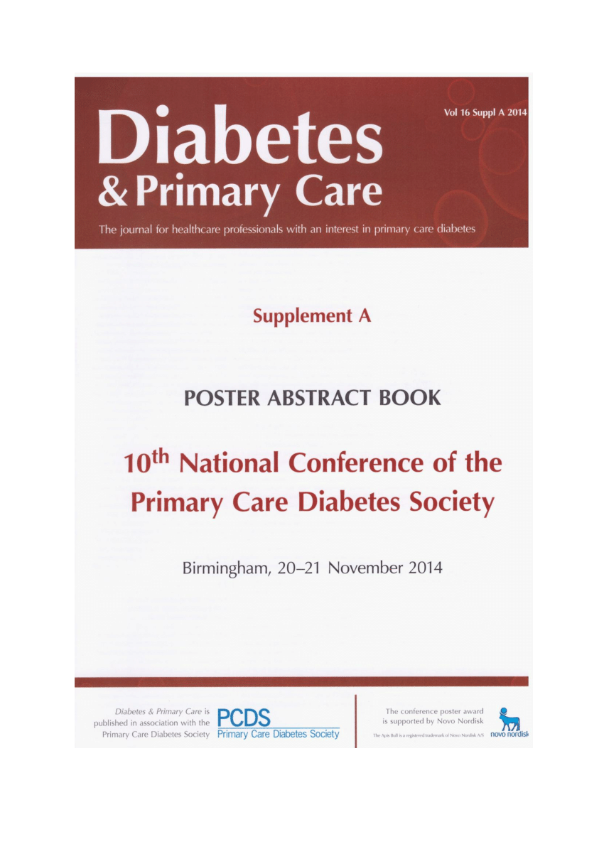primary care diabetes society