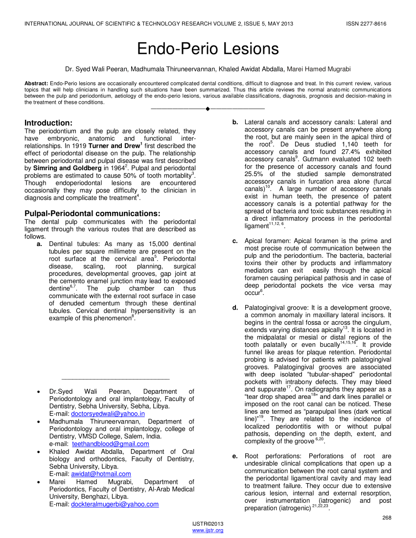 (PDF) EndoPerio Lesions